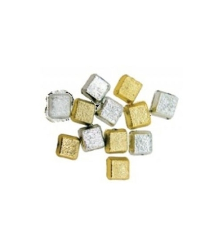 אבני פסיפס - זהב וכסף 1 ק