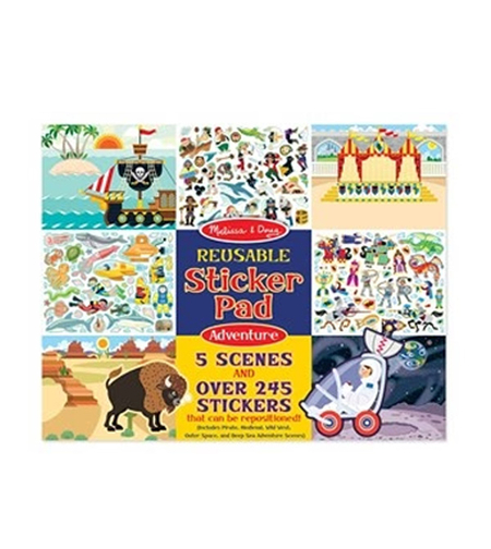 מליסה ודאג חוברת מדבקות הרפתקאות