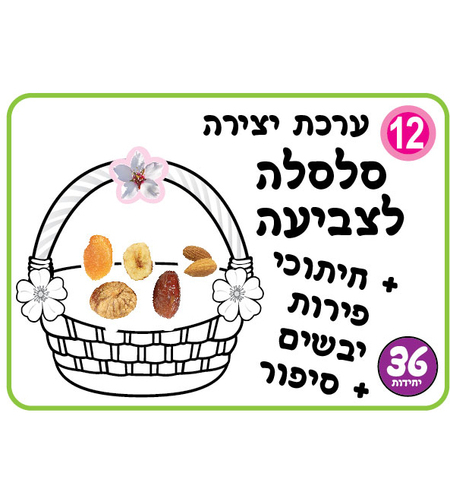 ערכת יצירה סלסלה + פירות יבשים 1/36