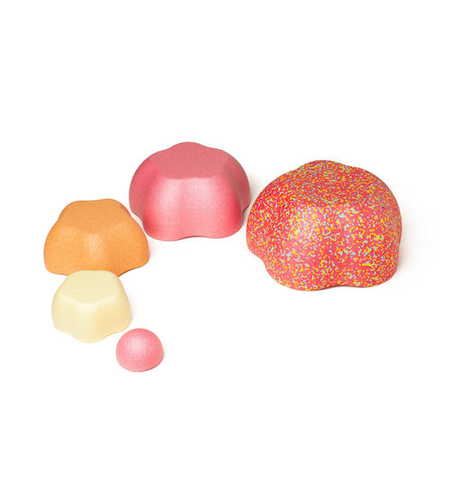 אבני דריכה לילדים סט 5 חלקים אדום