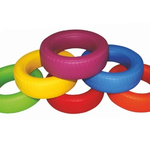 סט צמיגים צבעוניים 5 יח'
