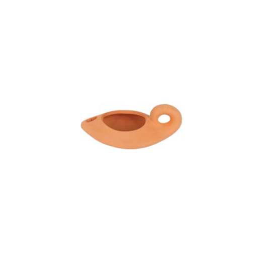 כד שמן חרס עתיק עם ידית 11 ס