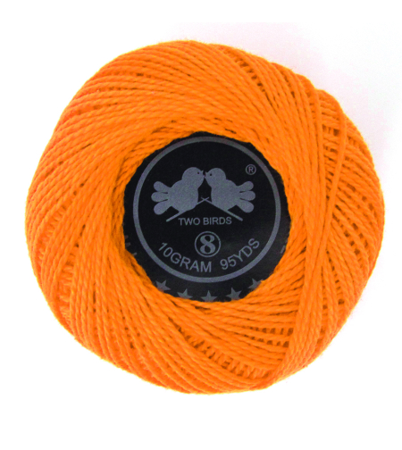 חוט רקמה צבע כתום חלמון