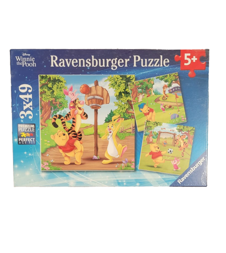 3 פאזלים פו הדוב 49 חלקים