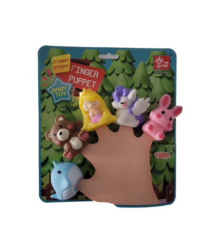 בובות אצבע מגומי - חד קרן ועוד...