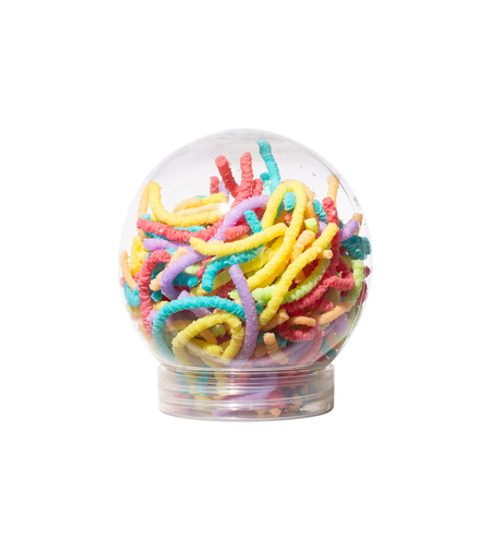 Noodlez – משחק סנסורי נודלס – קופסה עגולה 50 גרם – מיקס צבעים