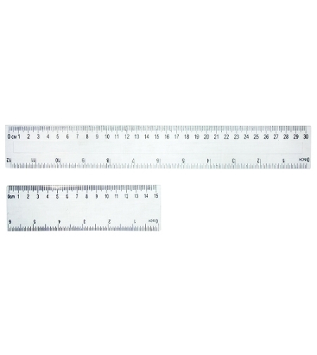 סרגל פלסטיק 15 ס