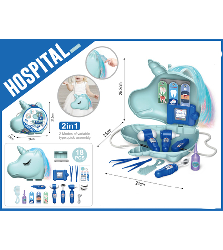 ערכת מזוודה חד קרן - מרפאה