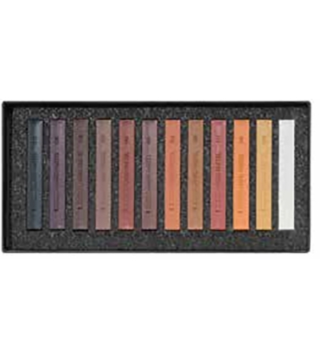 גירי פסטל יבש גווני חום 12