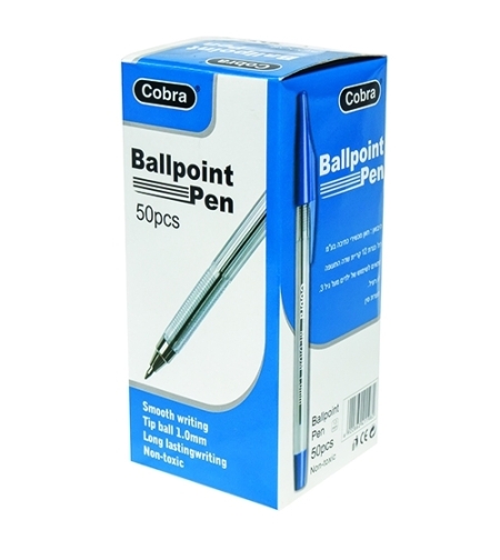 עט קוברה 1/50 שחור CHA