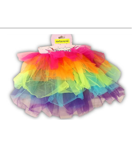 חצאית קשת בענן 5 שכבות