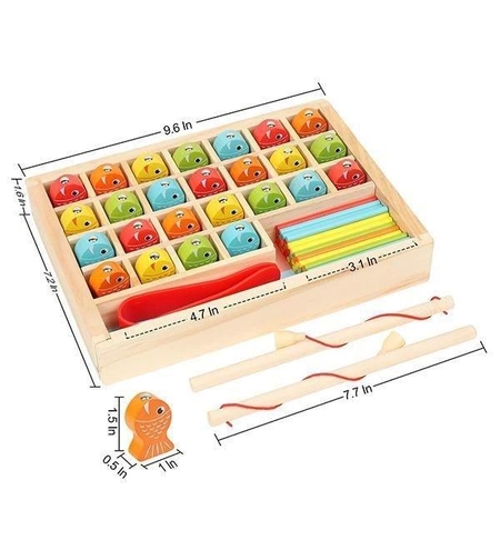 משחק דגים מגנטי לשיפור מיומנויות חשבון