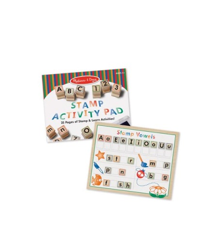 מליסה ודאג סט חותמות אותיות ומספרים אנגלית