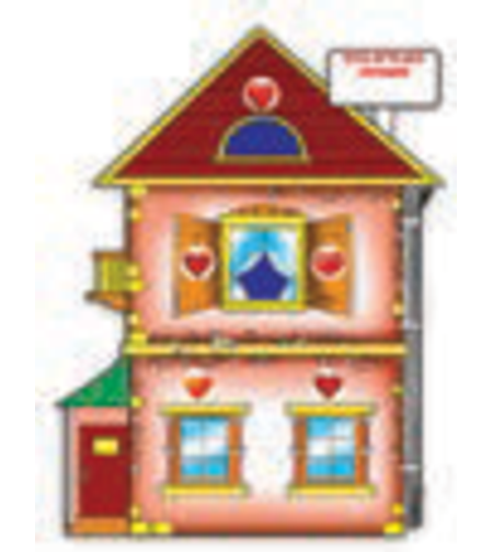 יצירה כאן גרים בכיף משפחת+מדבקות 1/36