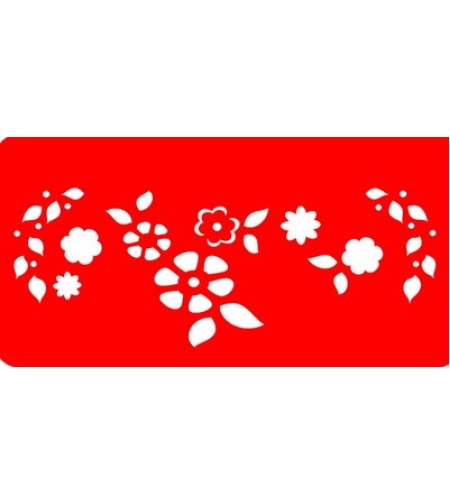 שבלונה בודדת ממפל איכותי 15*30 ס'מ פרחים