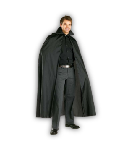 גלימה בד שחור סטן  1.15 מ`