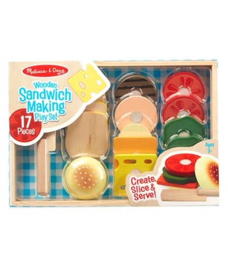 סט להכנת כריכים עשוי עץ מבית מליסה ודאג