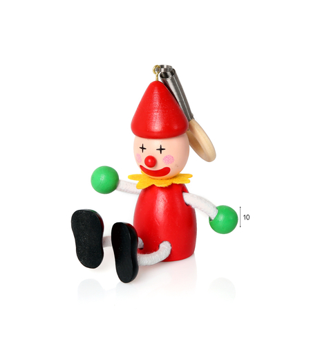 ליצן תלוי על קפיץ