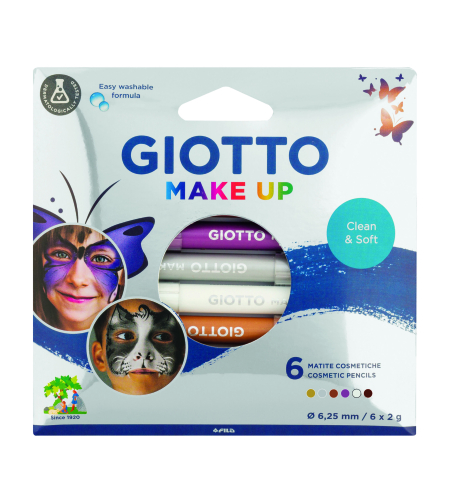 סט 6 עפרונות איפור מטאליים ג'יאוטו