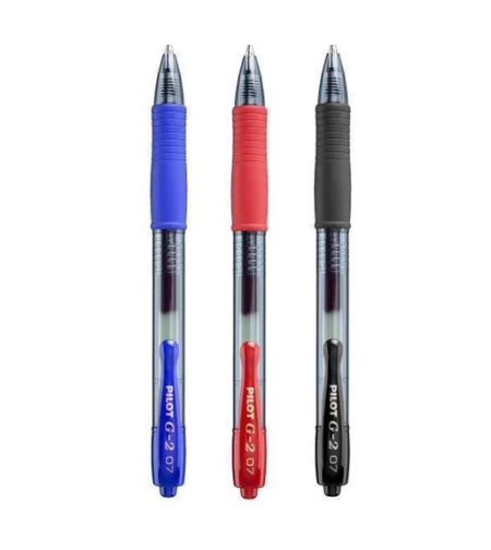 PILOT עט ג'ל לחצן G2 0.7