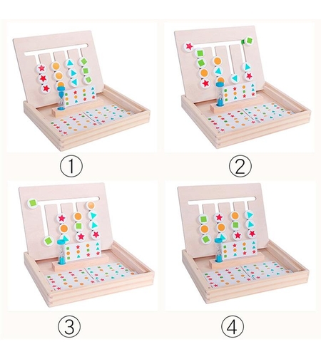 הזז צורה וצבע