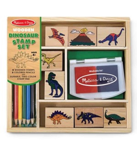 מליסה ודאג סט החותמות הראשון שלי דינוזאורים