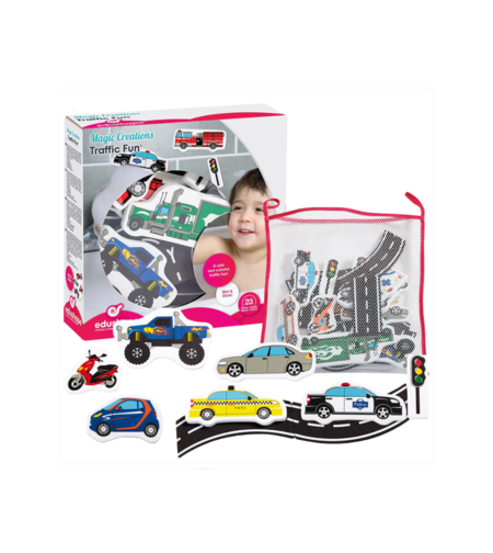 משחק אמבטיה מכוניות וכבישים