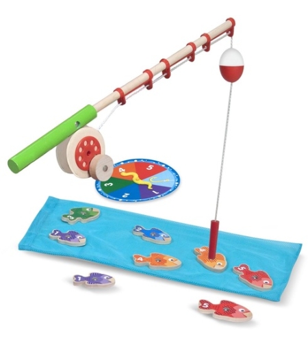 מליסה ודאג חכה ודגים מגנטי