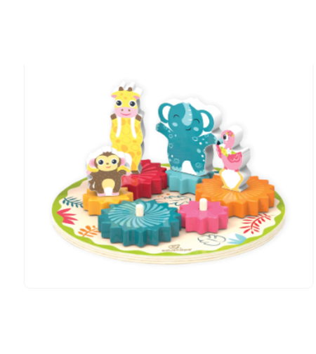 גלגלי שיניים עץ -חיות מרקדות