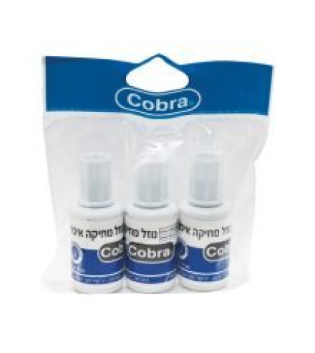 קוברה טיפקס בקבוק 3 יח'  COBRA