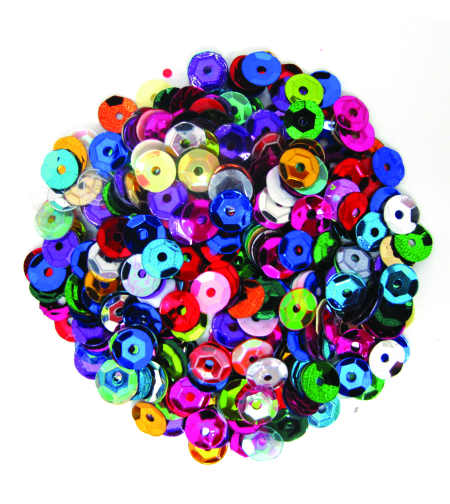 פייטים מתכתיים בשקית 100 גרם צבעים שונים