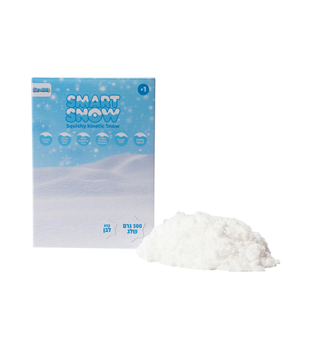 Smart Snow – בצק שלג סנסורי אריזת 300 גרם- לבן
