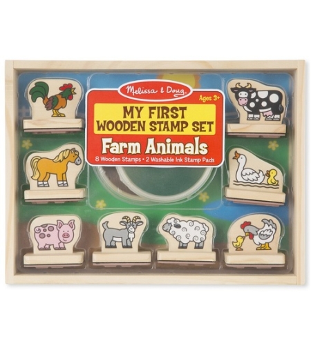 מליסה ודאג סט החותמות הראשון שלי חיות חווה