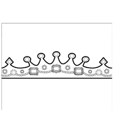 כתר מלך לצביעה  1/18