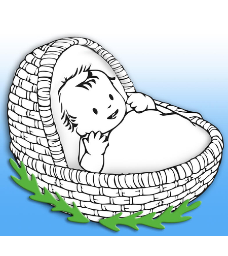 יצירה משה בתיבה עם עלי סול 1/36