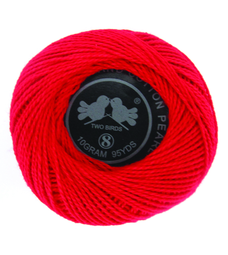 חוט רקמה צבע אדום אש