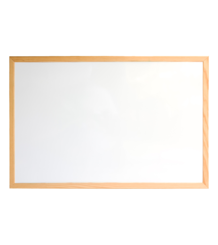 לוח מחיק 60/80 מסגרת עץ