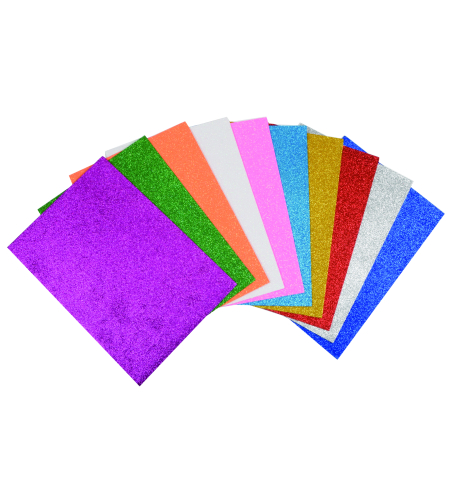 סול נוצץ A4 מעורב 10 צבעים