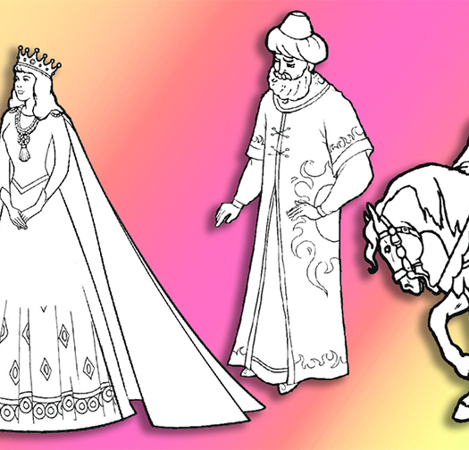 ערכת יצירה דמויות המגילה לצביעה 1/36