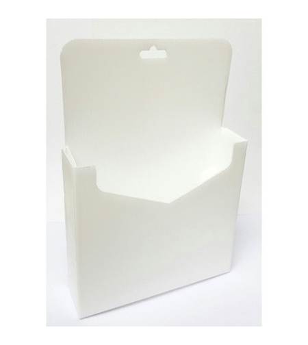 כיס פוליגל לבן  A4 1/5