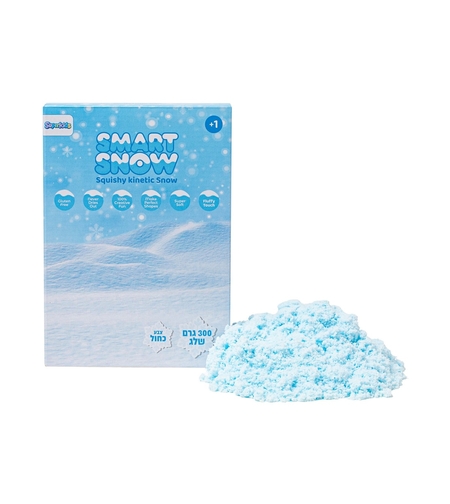 Smart Snow – בצק שלג סנסורי אריזת 300 גרם- כחול