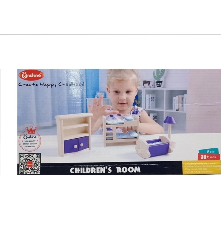 חדר שינה לבית בובות