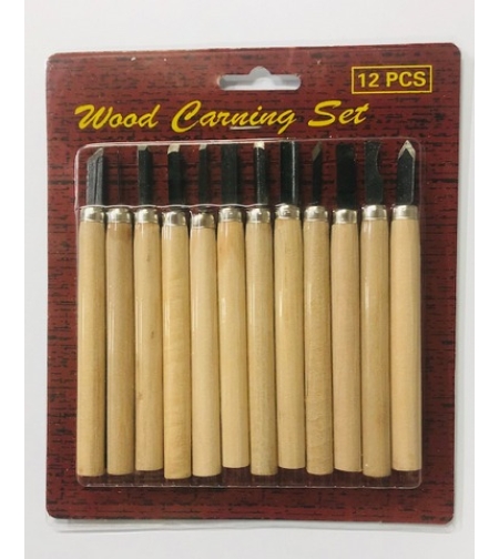 סט כלי גילוף 12 יחידות