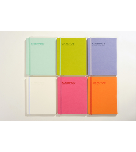 מחברת A5 כ.קשה + גומיה שורה קמפוס