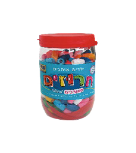 חרוזים מאורכים בצנצנת אורדע