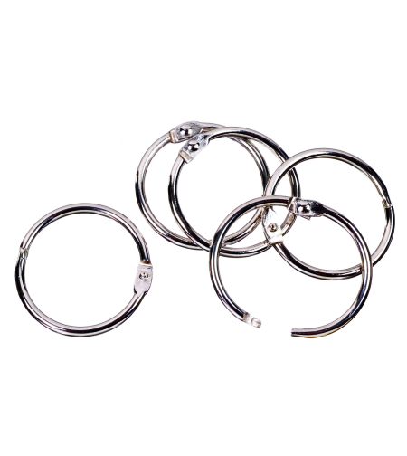 טבעת כסף עם סוגר 38 מ'מ 10 יחידות