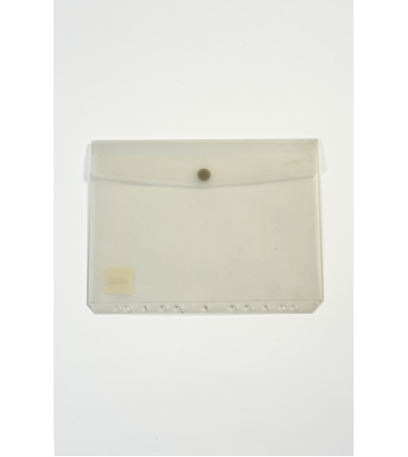 מעטפה 1 כיס + חורים תיק צמדן פתיחה בצד