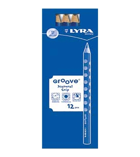 עפרונות גרפיט עבים גרוב לירא 12 יח'