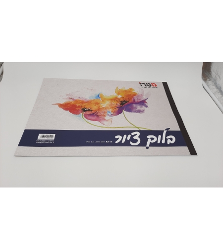 בלוק ציור רבע גיליון 12 דף 240 גרם
