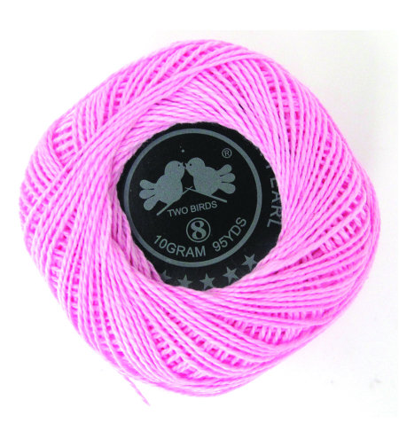 חוט רקמה צבע ורוד